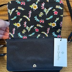 NWT Vera Bradley RFID 3in1 crossbody in black